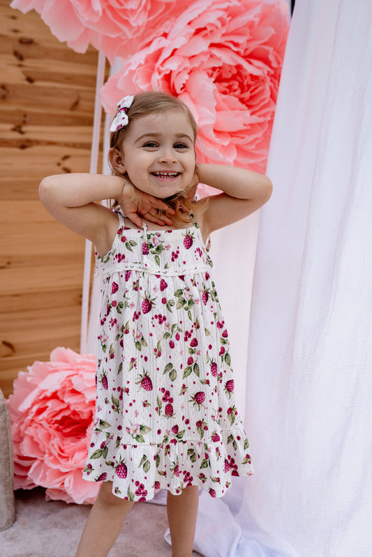 Openwork summer dress