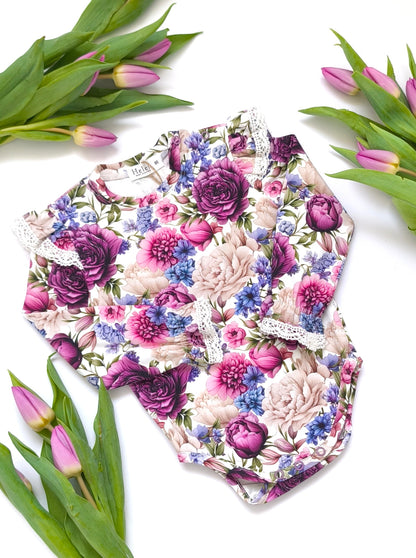 Royal Garden long sleeve bodysuit