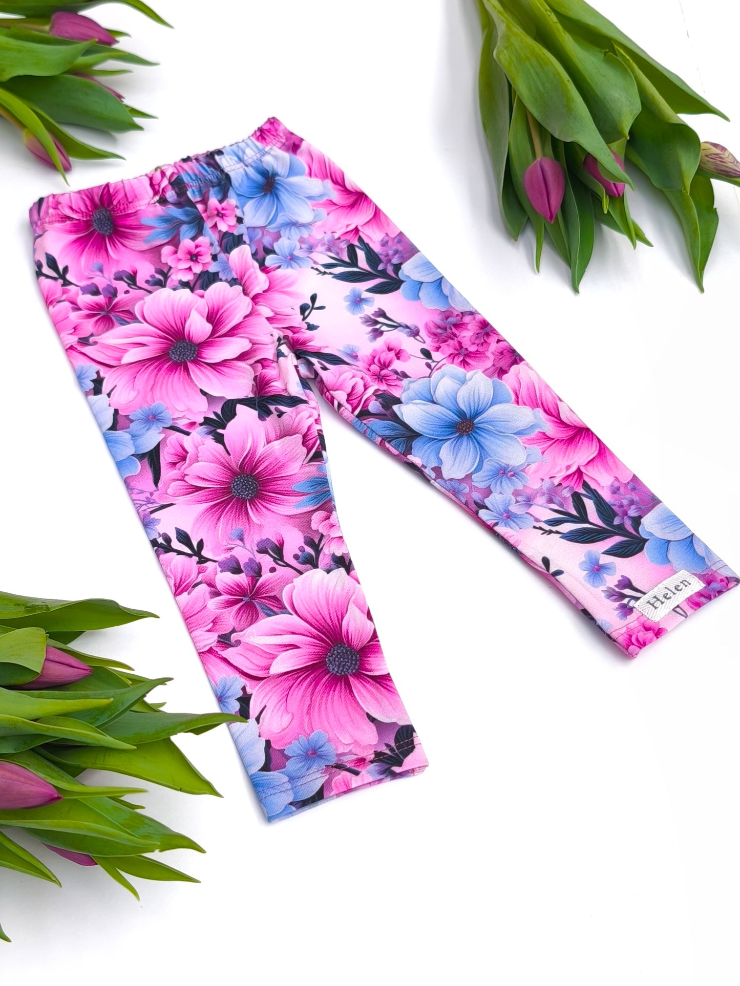 Amaranth garden leggings