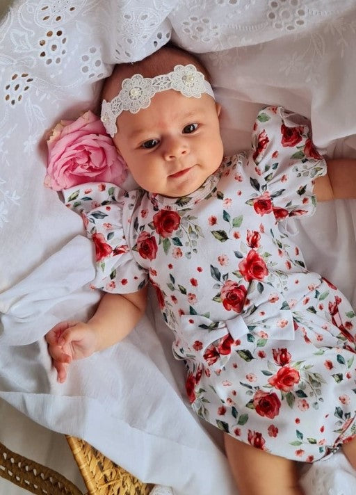 Mona Rose short sleeve bodysuit - butterfly