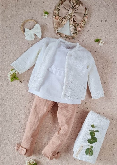 Cotton ribbed leggings Sophie