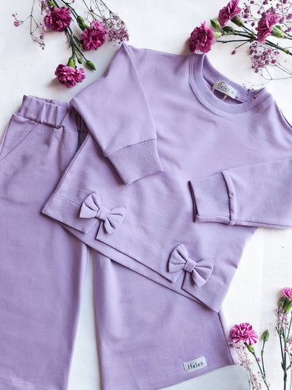 Little bow tracksuit