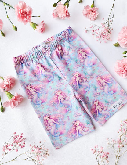 Mermaid adventure cycling shorts