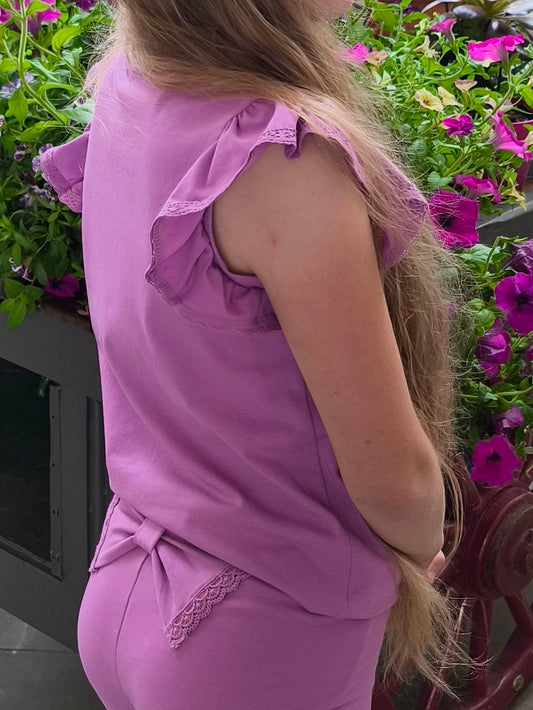Bow back cycling shorts