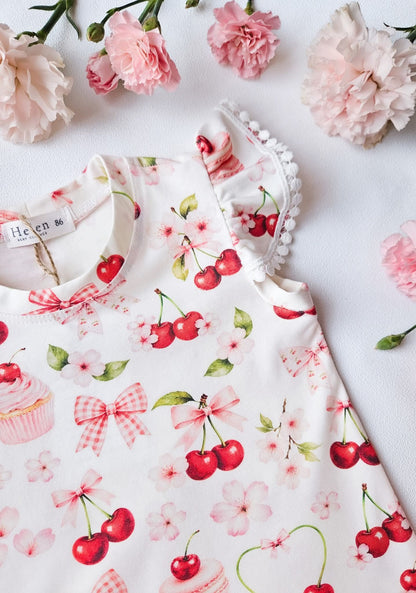 Cherry print top
