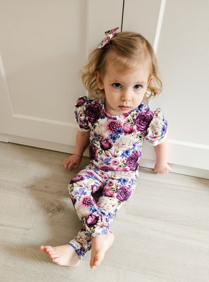 Royal Garden short sleeve bodysuit