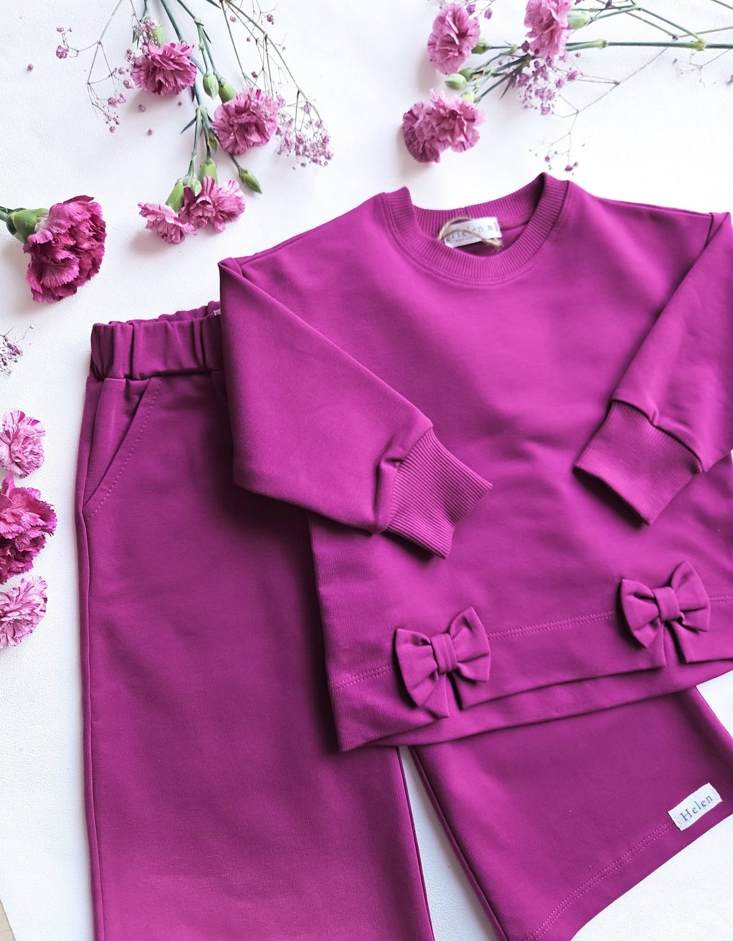 Little bow tracksuit