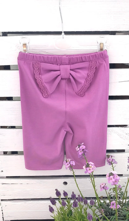 Bow back cycling shorts