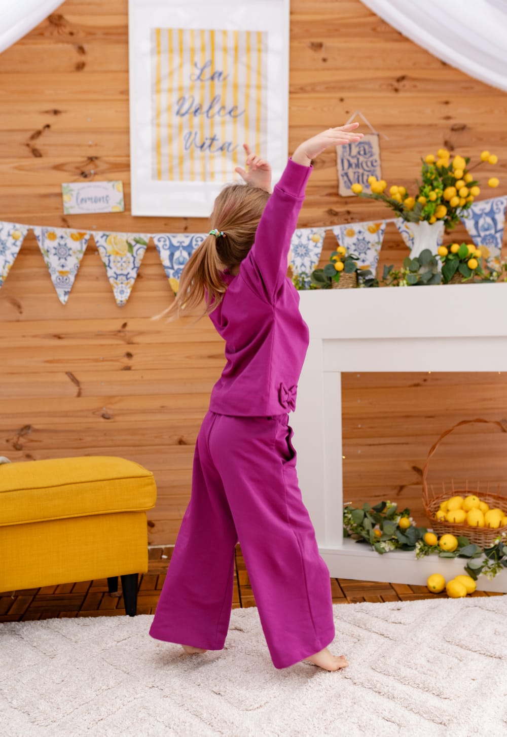 Little bow tracksuit